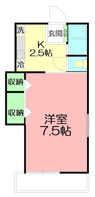 アヴェニール湘南Ⅱ 間取り