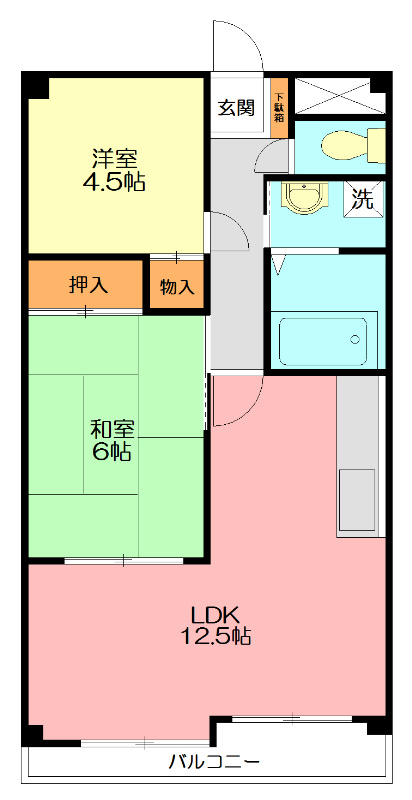 ヒルズ小山台Ⅲ 間取り