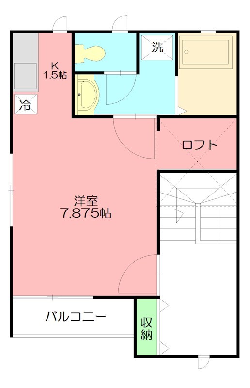 栄町花水木A棟 間取り