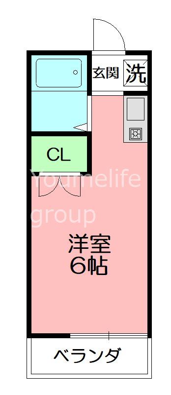 エコルガーデンプレイスB 間取り