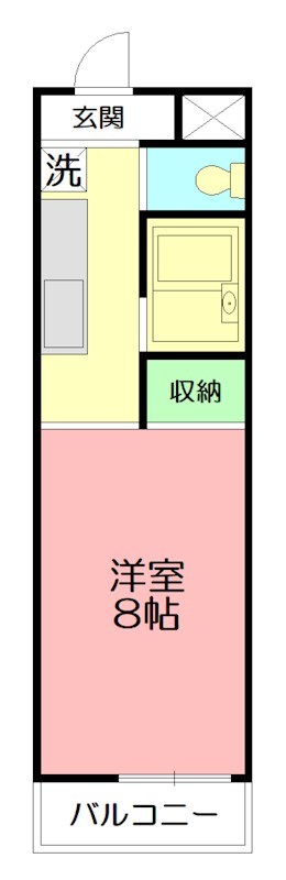 伊勢原コーポフロンティア 間取り