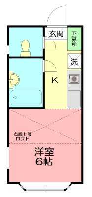 パンシオン善行No.2 間取り