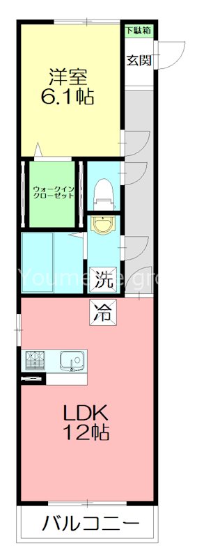 シャルマンハイム  間取り