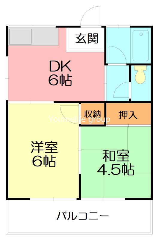 妻田荘 間取り