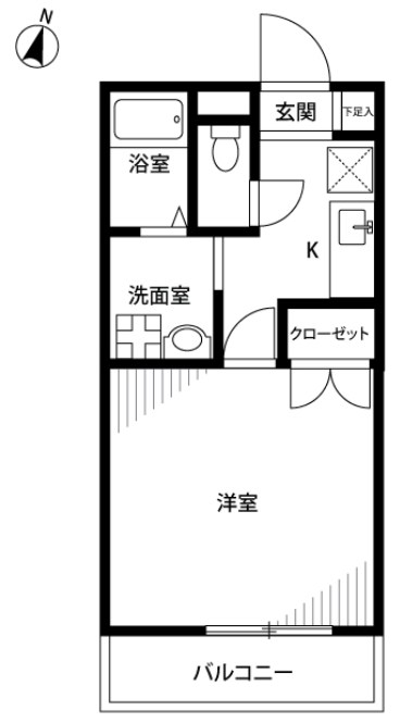 アンプルール　フェール　ブゥルジョン  間取り