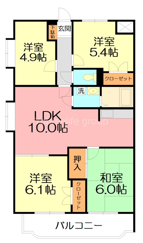 ウィスタリアⅡ 間取り