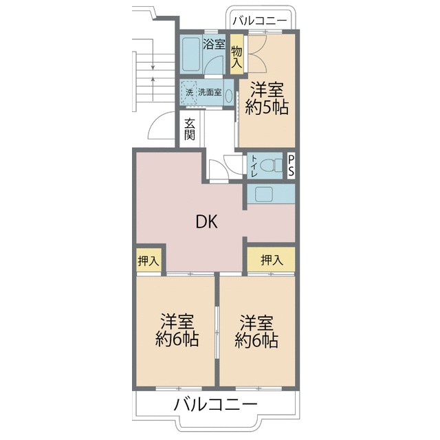 ポルシェ伊勢原Ⅱ 間取り