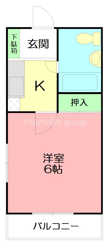 ヴィラ三田  間取り