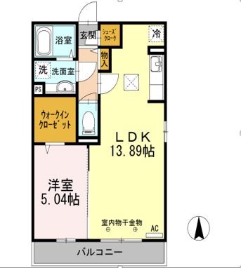 リベラマーロⅡ 間取り