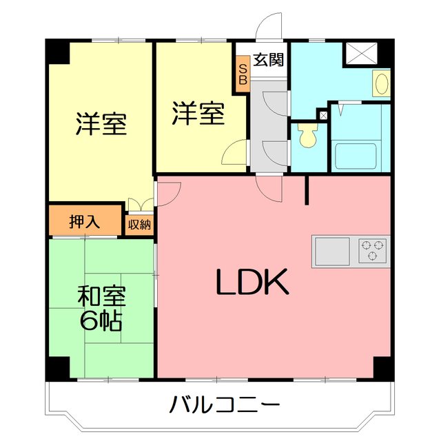 エクセル伊勢原 間取り