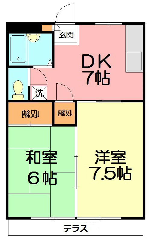 シゲタコテージ共恵 間取り