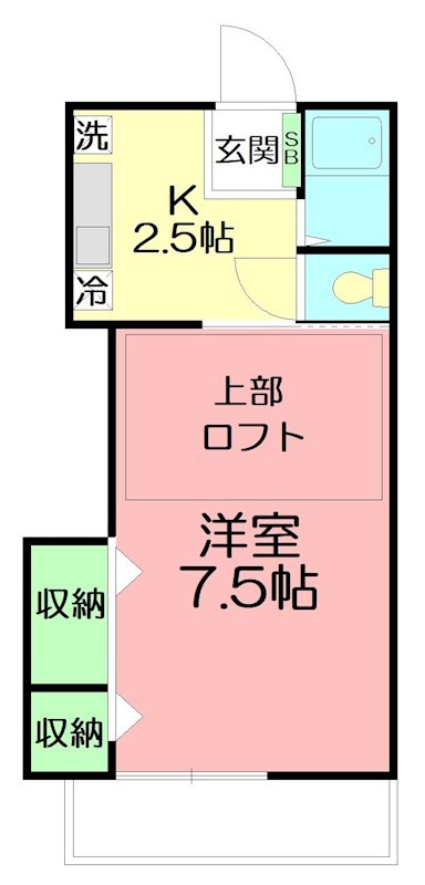 アヴェニール湘南Ⅱ 間取り