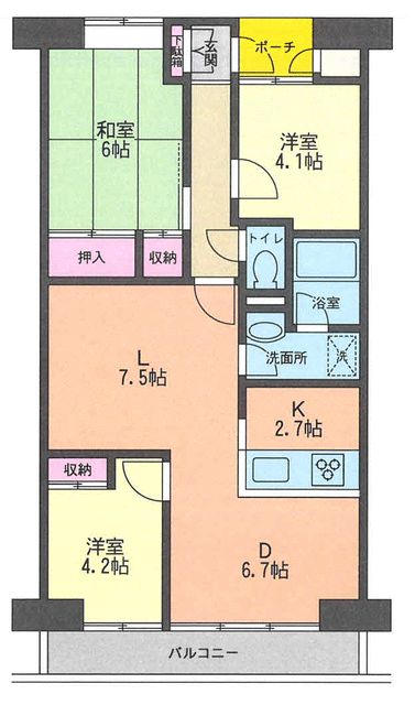 CITY21 間取り