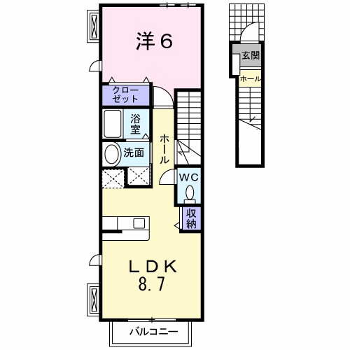 メゾン　オーブ 間取り