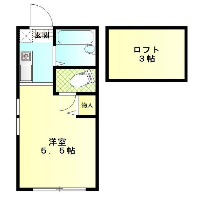 センチュリー２１タマアパート 間取り