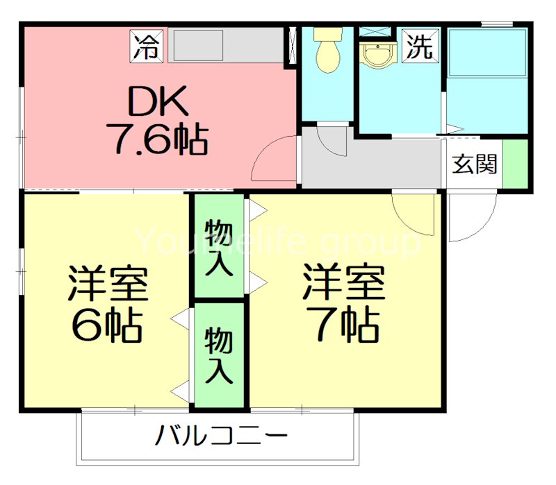 クレールA 間取り