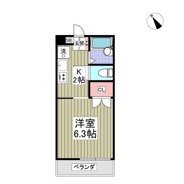シャトレ・ストンリバーⅡ－２ 間取り