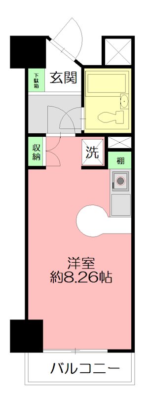 ペルソナージュ横浜 間取り