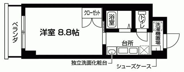 ヴァントゥール本厚木 間取り
