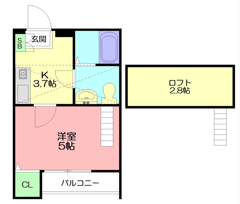 ＡＬＬＩＥＲ　ＰＡＲＫ藤沢 間取り