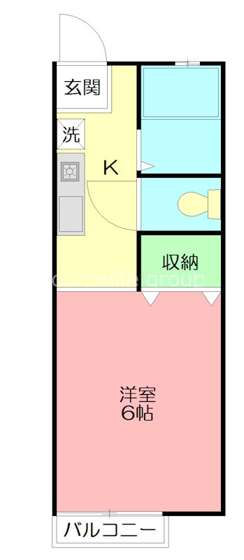 かないハイツ 間取り