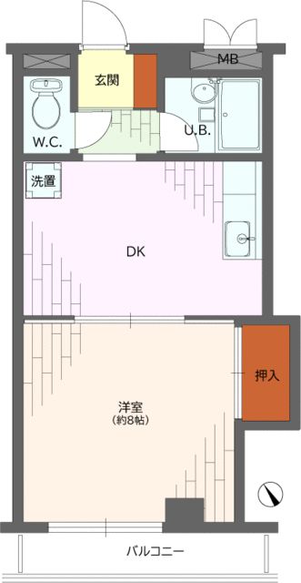 インペリア砥上 間取り