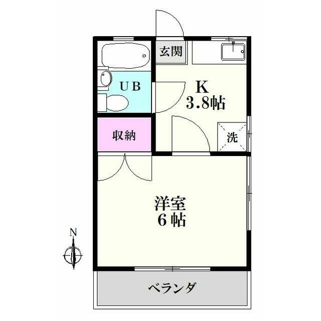 コーポウイングＢ棟 間取り