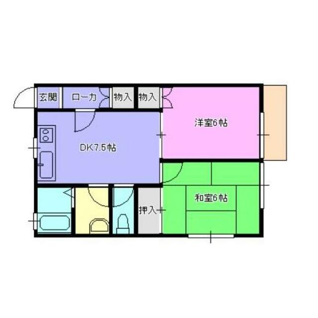 神奈川県茅ヶ崎市柳島海岸 間取り
